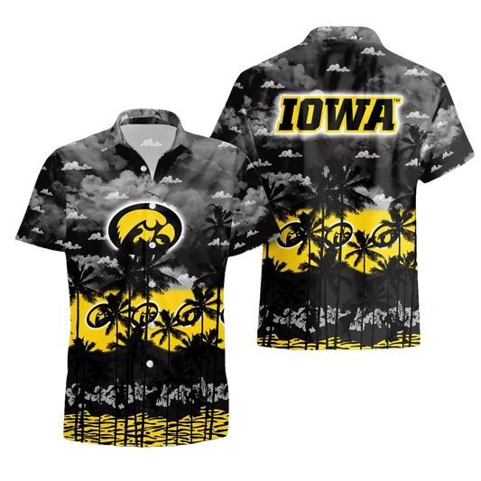 Iowa Hawkeyes Hawaiian Shirt Trending Summer, NCAA Hawaiian Shirt Moonbestprint