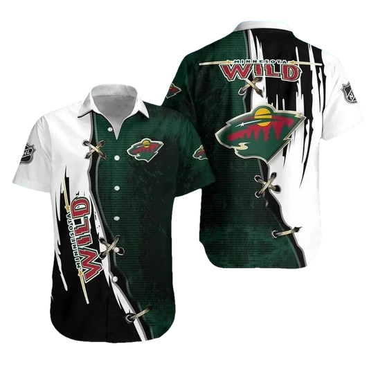 Minnesota Wild Team Hawaiian Shirt 4, NHL Hawaiian Shirt Moonbestprint