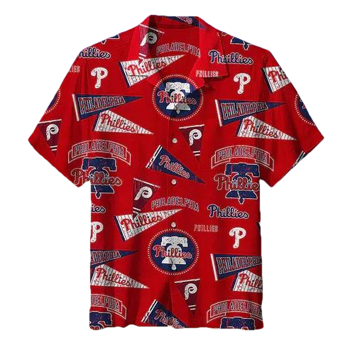 MLB Philadelphia Phillies Retro Hawaiian Shirt, Phillies Hawaiian Shirt For Men Moonbestprint