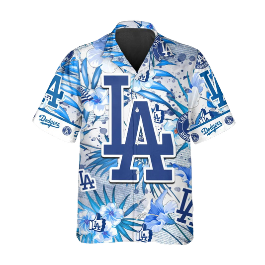 Los Angeles Dodgers Hawaiian Shirt, MLB Hawaiian Shirt Gift For Fans Moonbestprint