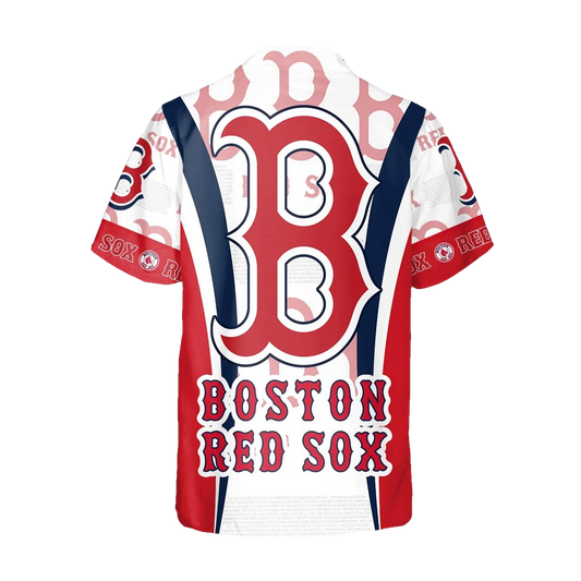 Legends Boston Red Sox Hawaiian Shirt, Red Sox Aloha Shirt, MLB Hawaiian Shirt Moonbestprint