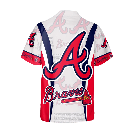 Legends Atlanta Braves Hawaiian Shirt Hawaiian Shirt, Atlanta Braves Aloha Shirt, MLB Hawaiian Shirt Moonbestprint