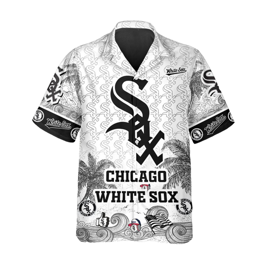 Custom White Sox Hawaiian Shirt, White Sox Aloha Shirt, MLB Hawaiian Shirt Moonbestprint