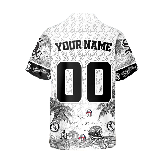 Custom White Sox Hawaiian Shirt, White Sox Aloha Shirt, MLB Hawaiian Shirt Moonbestprint