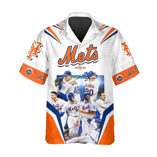 Legends New York Mets Hawaiian Shirt, New York Mets Aloha Shirt, MLB Hawaiian Shirt Moonbestprint
