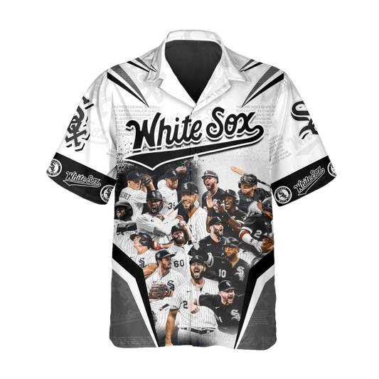 Legends White Sox Hawaiian Shirt, White Sox Aloha Shirt, MLB Hawaiian Shirt Moonbestprint