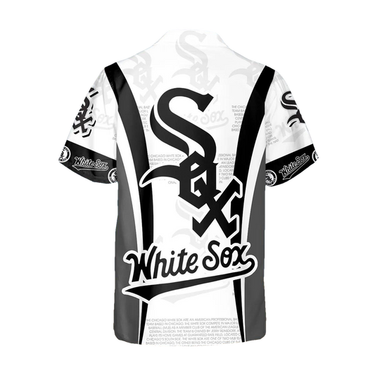 Legends White Sox Hawaiian Shirt, White Sox Aloha Shirt, MLB Hawaiian Shirt Moonbestprint