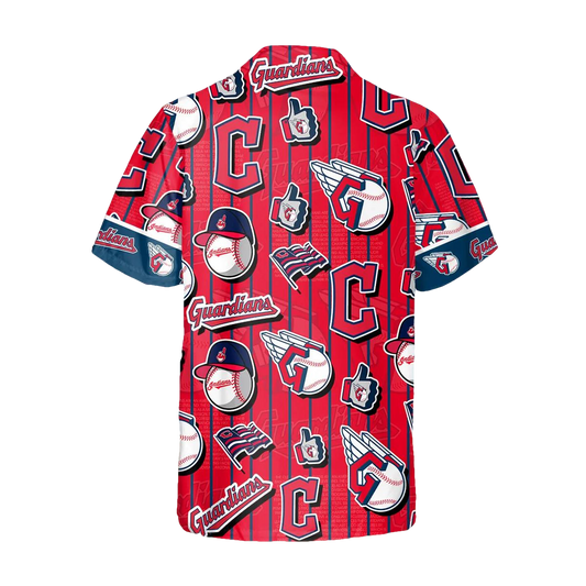 Cleveland Guardians Hawaiian Shirt, MLB Hawaiian Shirt Gift For Fans Moonbestprint