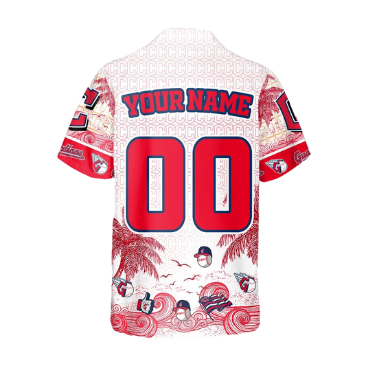 Custom Cleveland Guardians Hawaiian Shirt, Cleveland Guardians Aloha Shirt, MLB Hawaiian Shirt Moonbestprint
