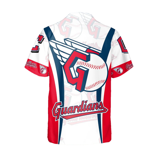 Legends Cleveland Guardians Hawaiian Shirt, Cleveland Guardians Aloha Shirt, MLB Hawaiian Shirt Moonbestprint