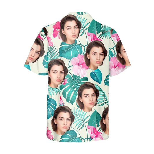 Floral Pattern Custom Hawaiian Shirt, Personalized Hawaiian Shirts Moonbestprint