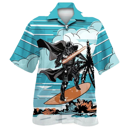 Star Wars Hawaiian Shirt, Darth Vader Hawaiian Shirt, Star Wars Hawaiian Shirt Mens Moonbestprint