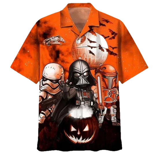 Star Wars Hawaiian Shirt, Halloween Hawaiian Shirt, Star Wars Aloha Shirt Moonbestprint
