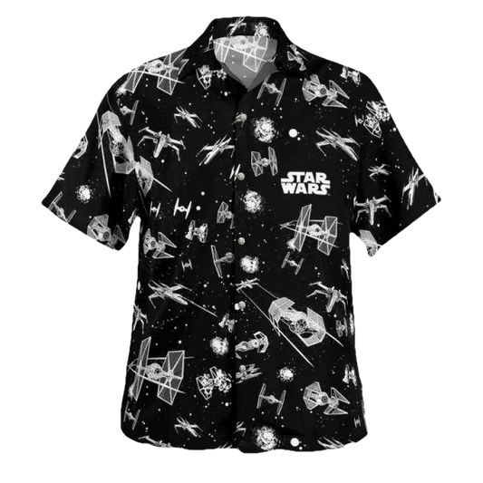Star Wars Hawaiian Shirt, Men's Star Wars Hawaiian Shirt, Hawaiian Star Wars Shirts Moonbestprint