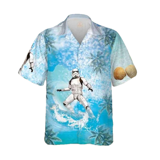 Star Wars Hawaiian Shirt, Stormtrooper Hawaiian Shirt, Star Wars Hawaiian Shirt Mens Moonbestprint