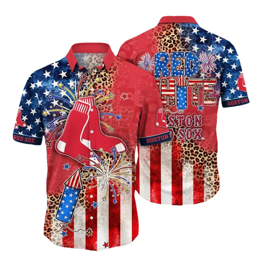 Boston Red Sox MLB Aloha Hawaiian Shirt, MLB Hawaiian Shirt Moonbestprint