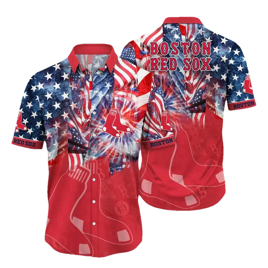 Boston Red Sox MLB Flower Aloha Hawaiian Shirt 10, MLB Hawaiian Shirt Moonbestprint