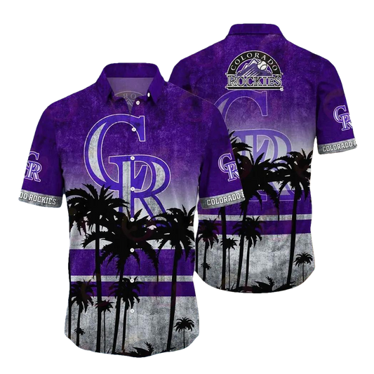 Colorado Rockies MLB Aloha Hawaiian Shirt 1, MLB Hawaiian Shirt Moonbestprint