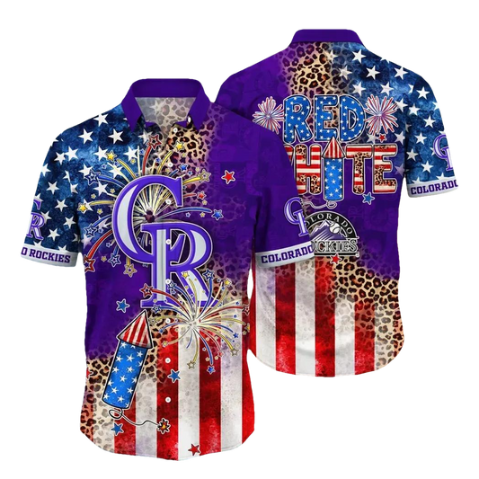 Colorado Rockies MLB Aloha Hawaiian Shirt, MLB Hawaiian Shirt Moonbestprint