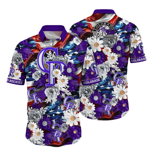 Colorado Rockies MLB Aloha Hawaiian Shirt 2, MLB Hawaiian Shirt Moonbestprint