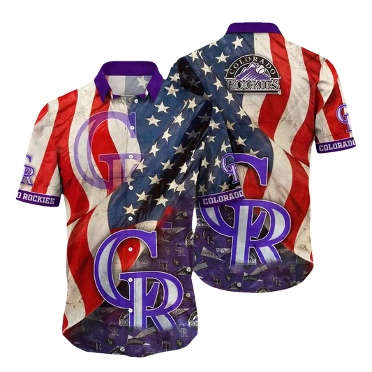 Colorado Rockies MLB Flower Aloha Hawaiian Shirt 10, MLB Hawaiian Shirt Moonbestprint