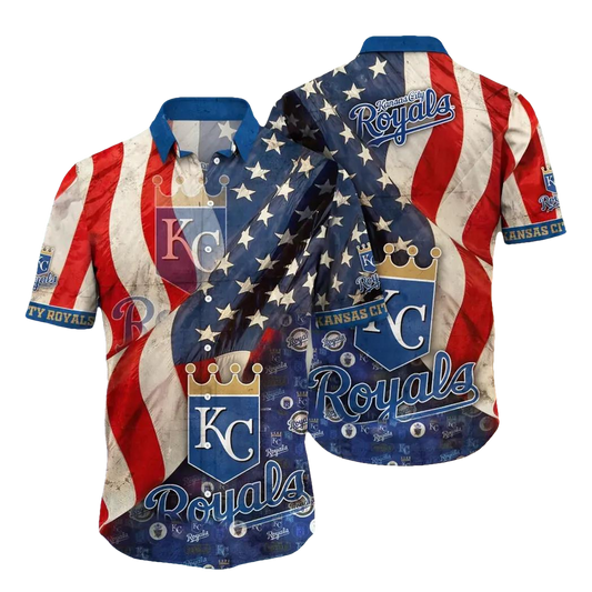 Kansas City Royals MLB Flower Aloha Hawaiian Shirt 12, MLB Hawaiian Shirt Moonbestprint