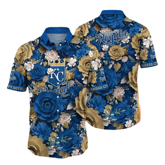 Kansas City Royals MLB Flower Aloha Hawaiian Shirt 6, MLB Hawaiian Shirt Moonbestprint