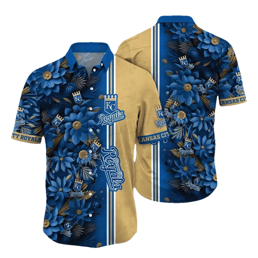 Kansas City Royals MLB Flower Aloha Hawaiian Shirt 5, MLB Hawaiian Shirt Moonbestprint