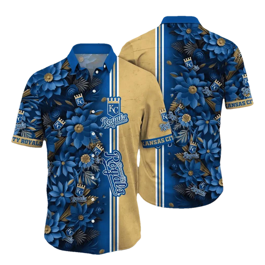 Kansas City Royals MLB Flower Aloha Hawaiian Shirt 7, MLB Hawaiian Shirt Moonbestprint