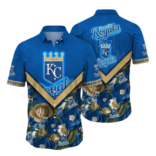 Kansas City Royals MLB Flower Aloha Hawaiian Shirt 8, MLB Hawaiian Shirt Moonbestprint