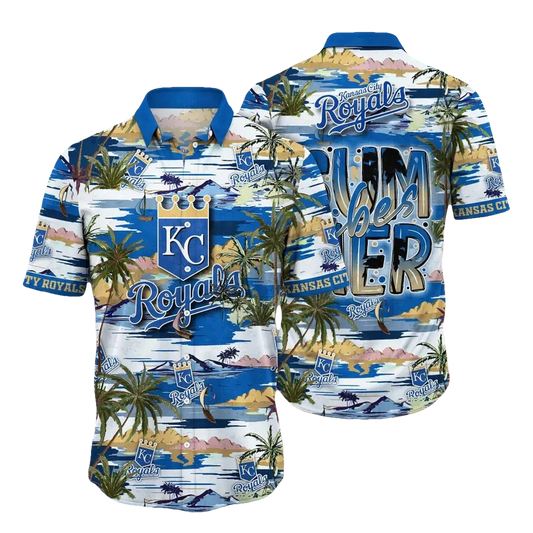 Kansas City Royals MLB Flower Aloha Hawaiian Shirt 9, MLB Hawaiian Shirt Moonbestprint