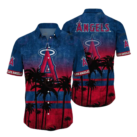 Los Angeles Angels MLB Aloha Hawaiian Shirt 1, MLB Hawaiian Shirt Moonbestprint
