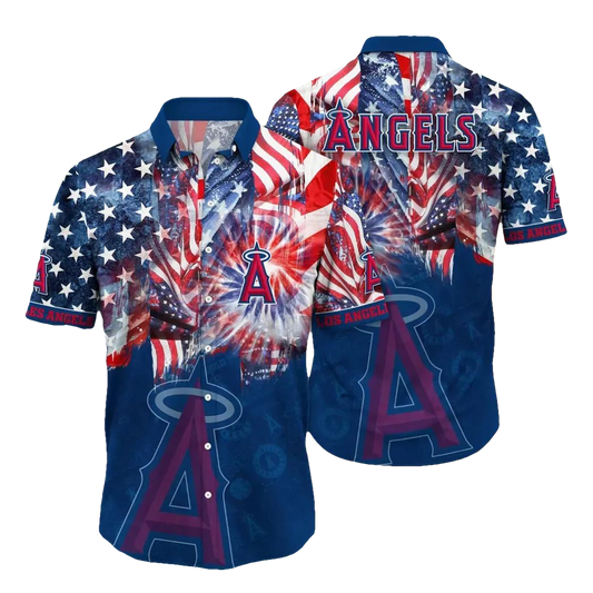 Los Angeles Angels MLB Flower Aloha Hawaiian Shirt 10, MLB Hawaiian Shirt Moonbestprint