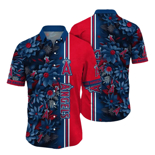 Los Angeles Angels MLB Flower Aloha Hawaiian Shirt 4, MLB Hawaiian Shirt Moonbestprint