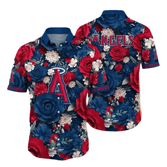 Los Angeles Angels MLB Flower Aloha Hawaiian Shirt 5, MLB Hawaiian Shirt Moonbestprint