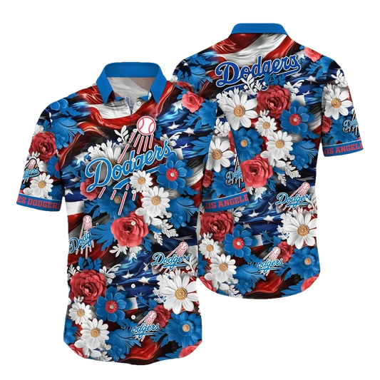 Los Angeles Dodgers MLB Aloha Hawaiian Shirt 2, MLB Hawaiian Shirt Moonbestprint