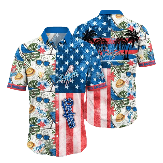 Los Angeles Dodgers MLB Flower Aloha Hawaiian Shirt 11, MLB Hawaiian Shirt Moonbestprint