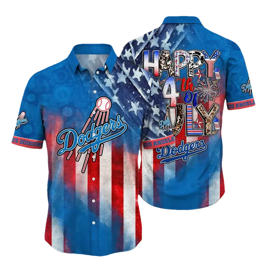 Los Angeles Dodgers MLB Aloha Hawaiian Shirt, MLB Hawaiian Shirt Moonbestprint