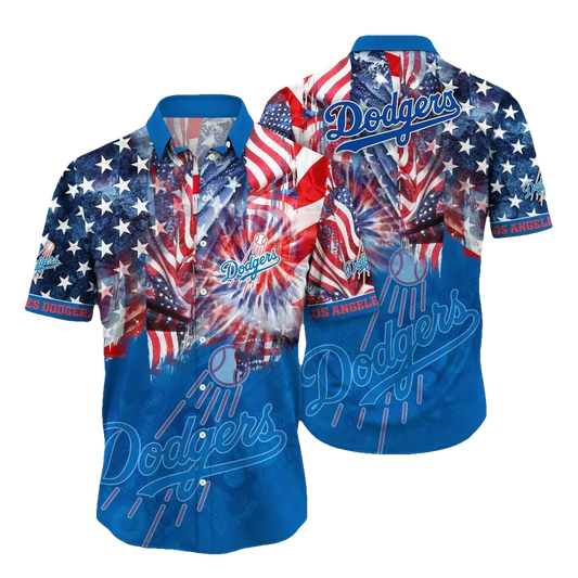 Los Angeles Dodgers MLB Flower Aloha Hawaiian Shirt 13, MLB Hawaiian Shirt Moonbestprint