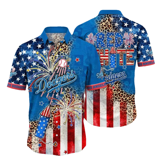 Los Angeles Dodgers MLB Flower Aloha Hawaiian Shirt 4, MLB Hawaiian Shirt Moonbestprint