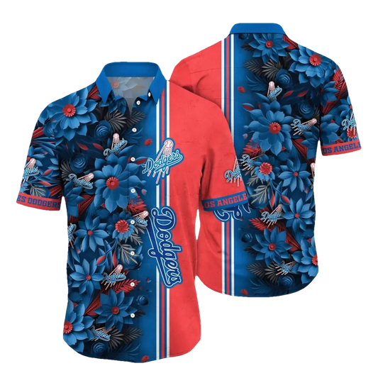 Los Angeles Dodgers MLB Flower Aloha Hawaiian Shirt 6, MLB Hawaiian Shirt Moonbestprint
