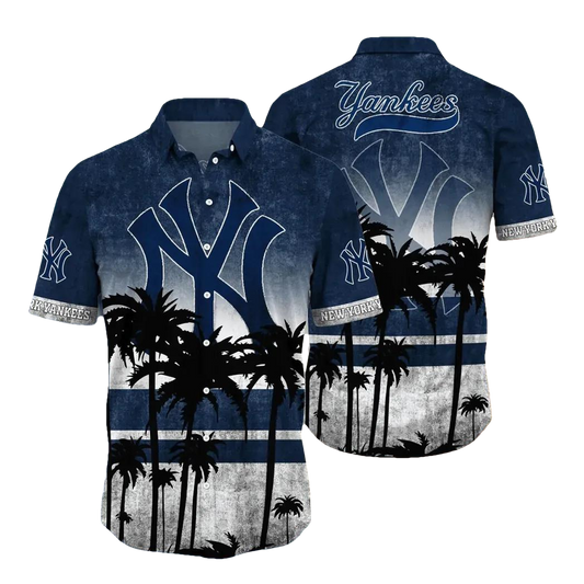 MLB New York Yankees Aloha Hawaiian Shirt, MLB Hawaiian Shirt Moonbestprint