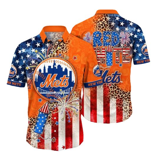 New York Mets MLB Aloha Hawaiian Shirt, MLB Hawaiian Shirt Moonbestprint