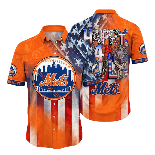 New York Mets MLB Aloha Hawaiian Shirt 3, MLB Hawaiian Shirt Moonbestprint
