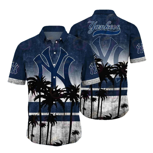 New York Yankees MLB Aloha Hawaiian Shirt 1, MLB Hawaiian Shirt Moonbestprint