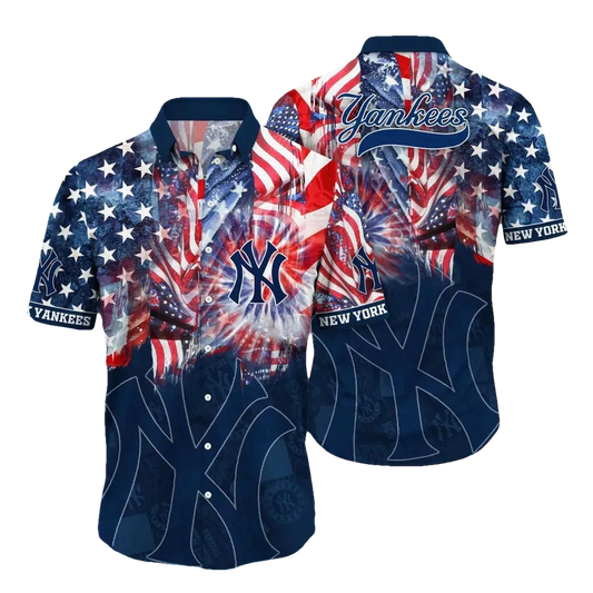 New York Yankees MLB Flower Aloha Hawaiian Shirt 11, MLB Hawaiian Shirt Moonbestprint