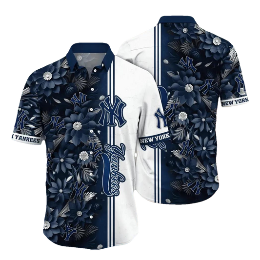 New York Yankees MLB Flower Aloha Hawaiian Shirt 6, MLB Hawaiian Shirt Moonbestprint