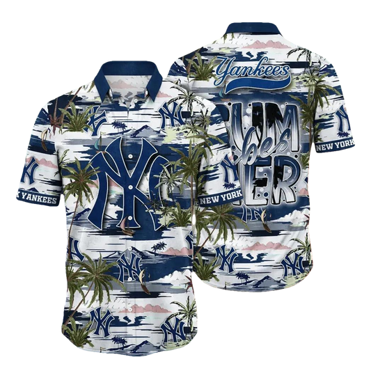New York Yankees MLB Flower Aloha Hawaiian Shirt 9, MLB Hawaiian Shirt Moonbestprint