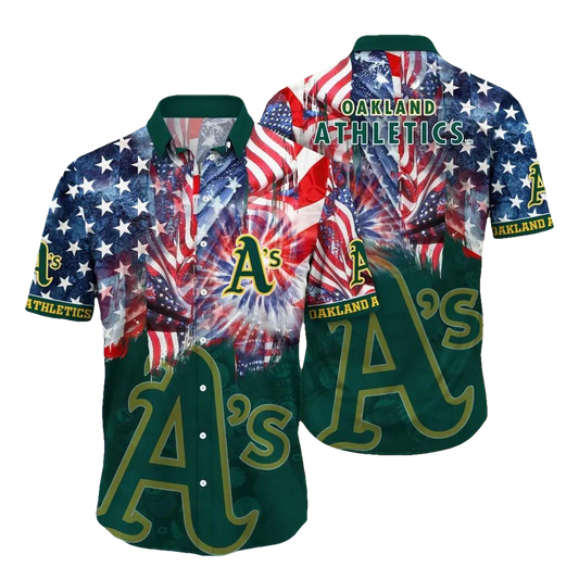 Oakland Athletics MLB Flower Aloha Hawaiian Shirt 11, MLB Hawaiian Shirt Moonbestprint