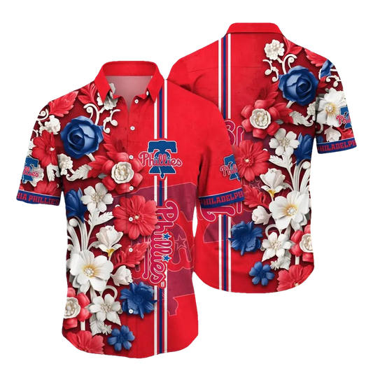 Philadelphia Phillies MLB Aloha Hawaiian Shirt, MLB Hawaiian Shirt Moonbestprint